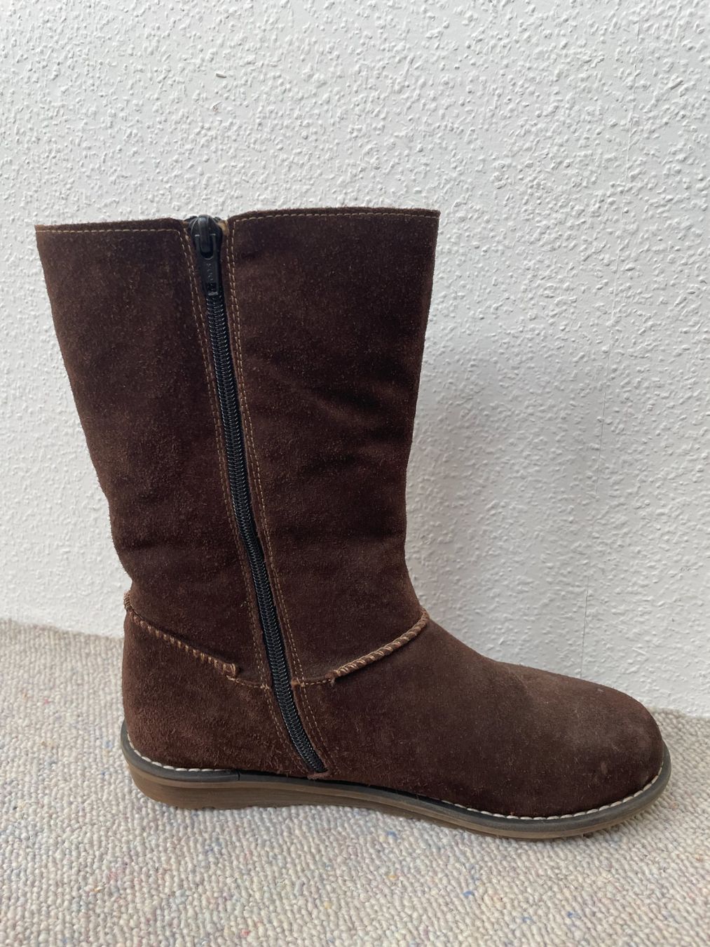 Scarpe da donna: Braune Lederstiefel von Remonte – Usato da Winterthur venduto da jul_v9wx 5