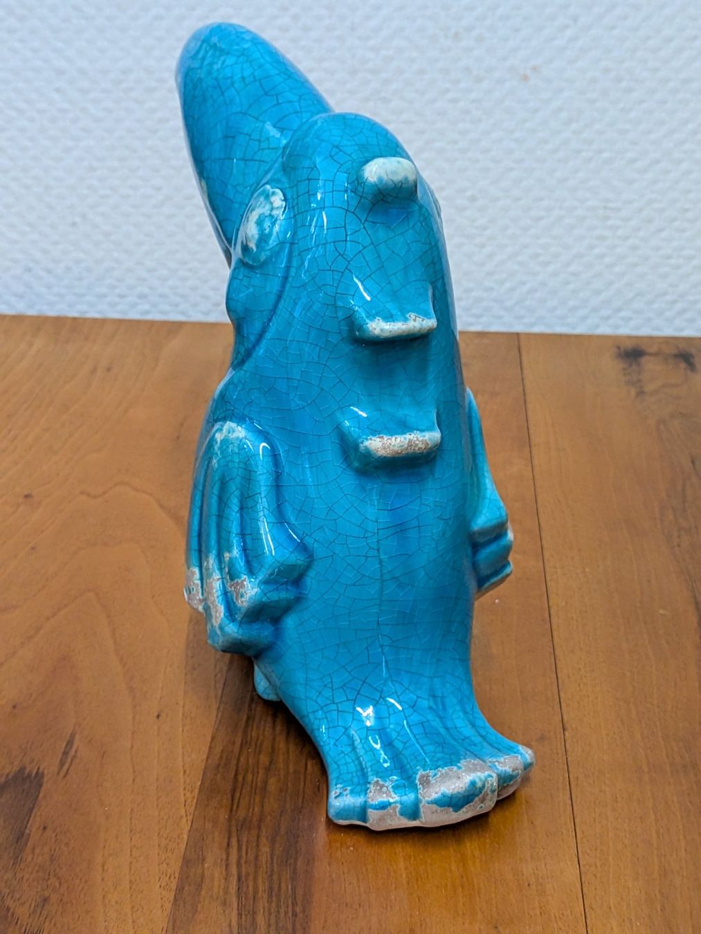 Statuette: Keramik Vogel türkisblau – Usato da Emmen venduto da magelan 3