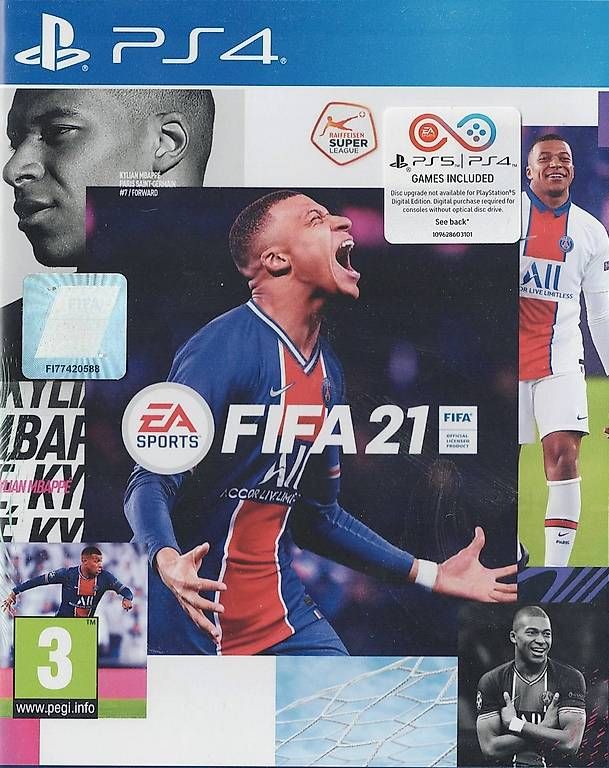 Sony Spiele: FIFA 21 für Playstation 4 – Gebraucht aus Möhlin von Erichkoe