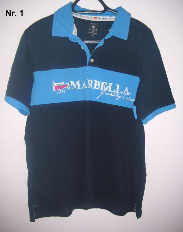 Polo-Shirt, Gr. L, Versch. Farben*KITARO; MILANO, G. NORWAY* 1