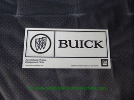 Buick Modellprogramm 1975/12 Prospekt deutsch/franz. GM-Biel