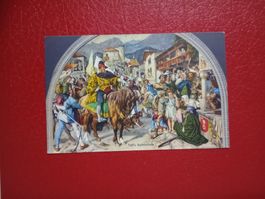 AK Kunst Tell Apfelschuss nach Wandgemälde Tellskapelle