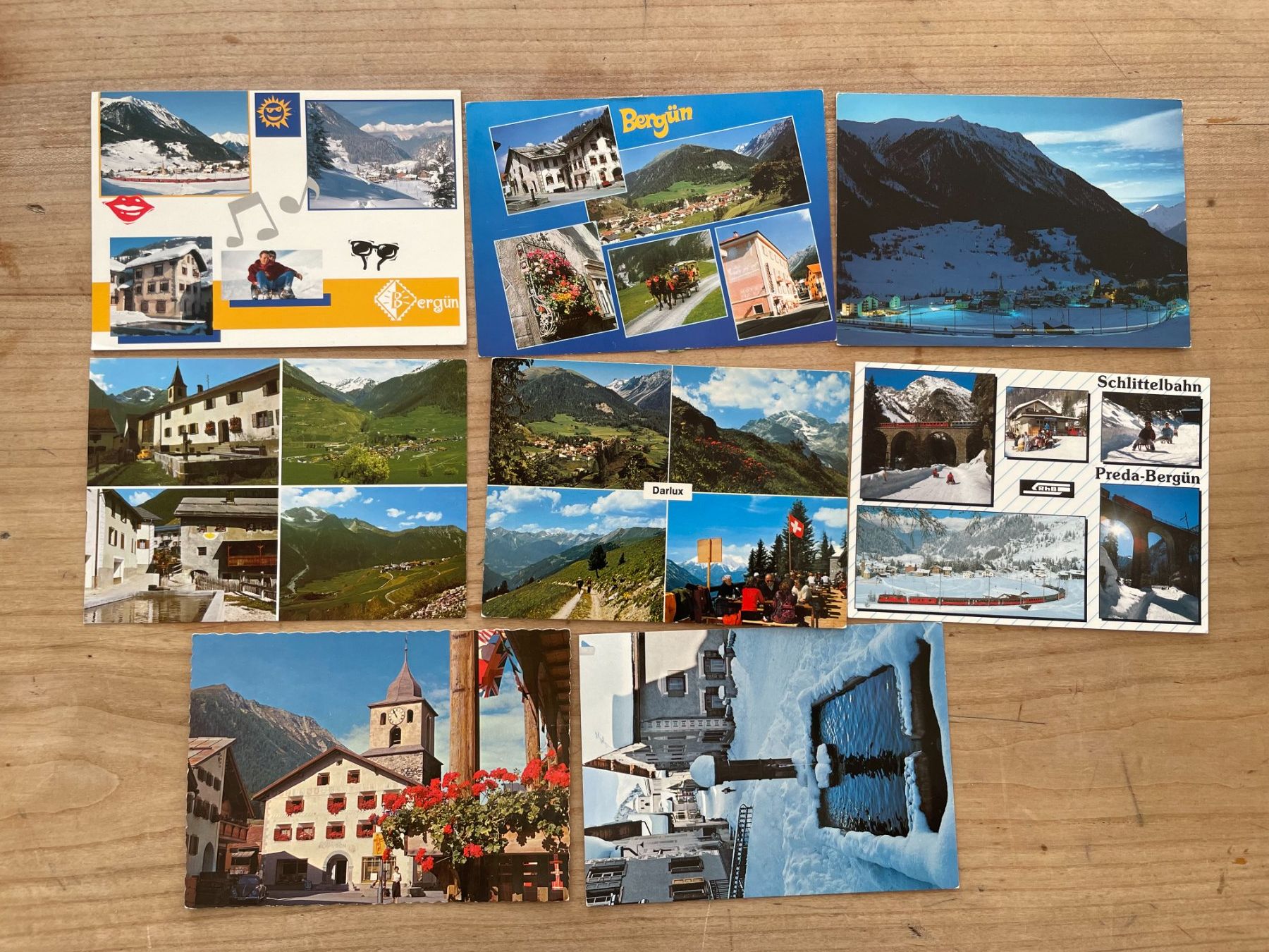 Cartoline postali: AK GR 8 Ansichtskarten von Bergün – Usato da Thal venduto da Danny82