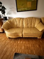 Bequemes Echtleder-Sofa