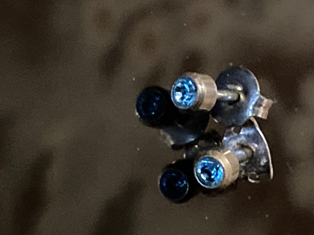 Boucles D'oreilles Argentées Avec Pierres Turquoise - Sans Nickel - Neuf Avec étiquettes - Style Bohème