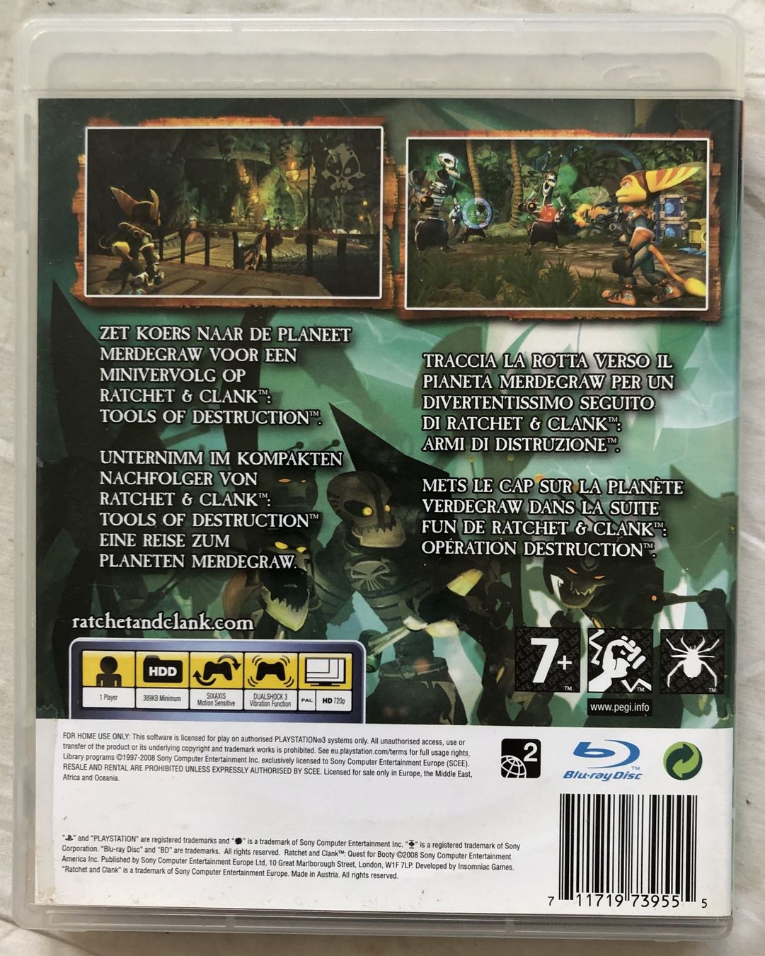 Jeux: PS3 - RATCHET & CLANK: QUEST FOR BOOTY – D'occasion à Schaffhausen par durruti 2