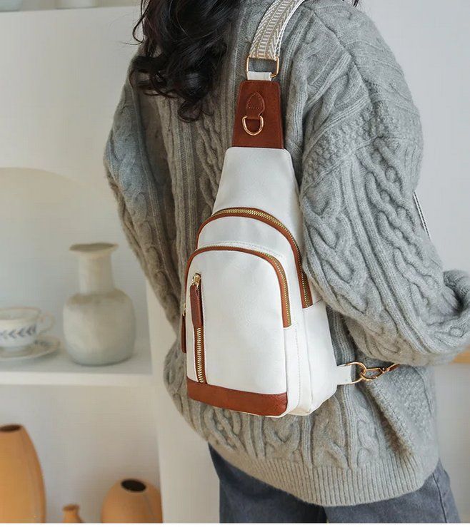 Borse: Umhängetasche White PU-Leder Crossbody – Nuovo e nell'imballaggio originale da Lausanne venduto da FASHION-WORLD-SHOP 2