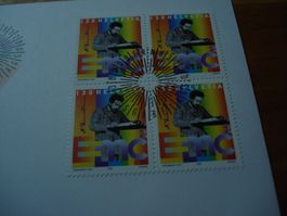100 Jahre Relativitätstheorie, 2005, FDC Einzel + 4erblock