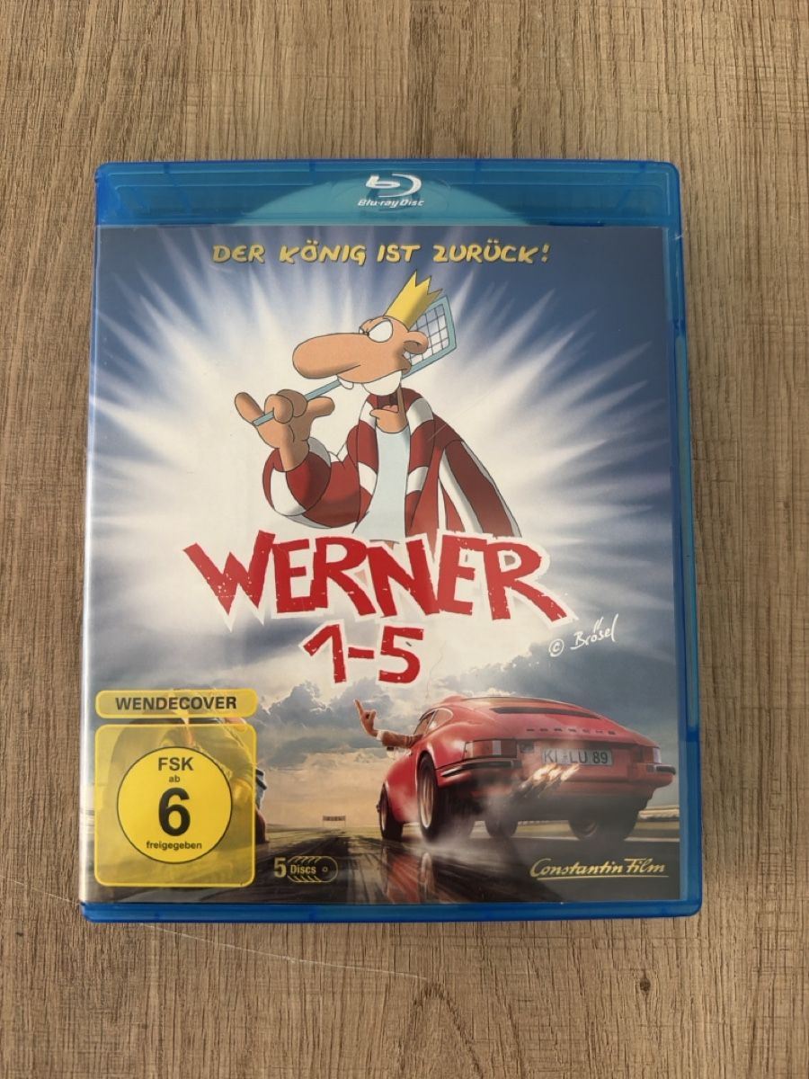 Tous les DVDs: Werner 1-5 Collection BluRay – D'occasion à Hagendorn par masterchieff