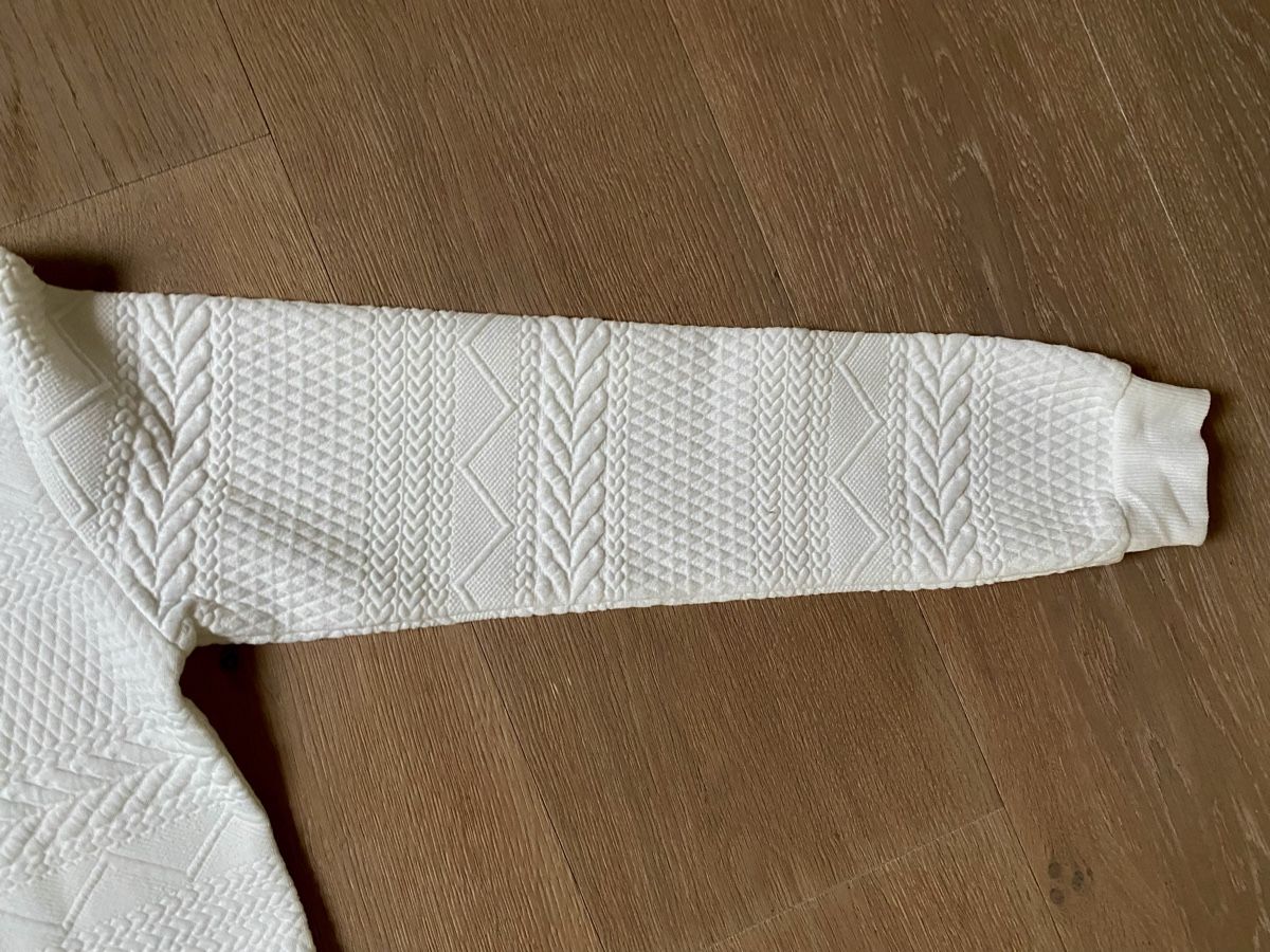 Maglioni & Felpe: Neuer weisser Pullover mit Blumenmuster - Grösse 36/S – Nuovo (secondo la descrizione) da Winkel venduto da Flyhy2020 6