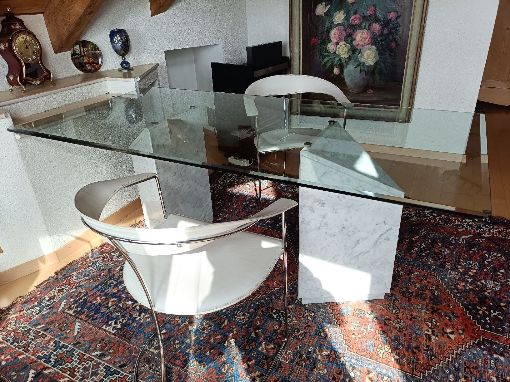 Tavoli: Designer Tisch mit zwei Stühlen – Usato da Schöfflisdorf venduto da Topo44 2