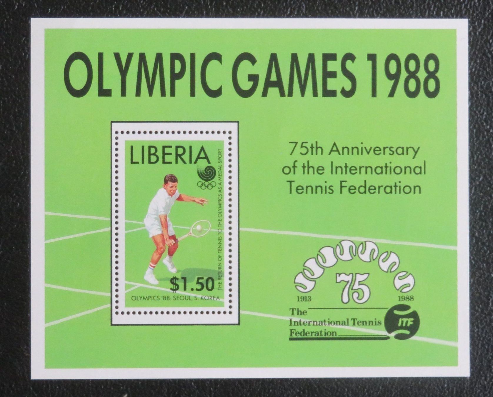 Tutti i francobolli: Olympia-Sonderblock Seoul 1988 – Nuovo (secondo la descrizione) da Lachen SZ venduto da peace0