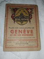 Plan ancien de Genève & environs (Années 20-30) - Édition