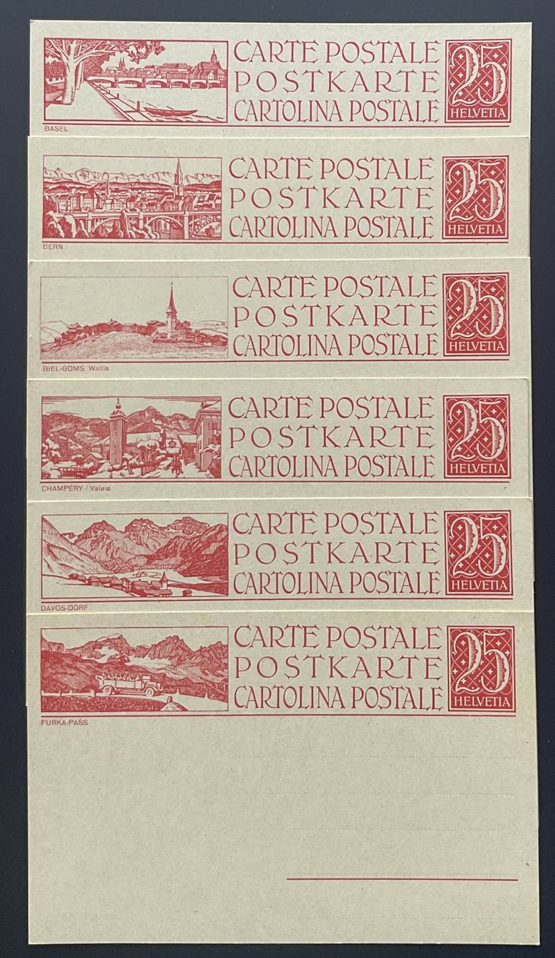 Tous les timbres: Bild Postkarten PTT – Neuf (Voir description) à Luzern par 19primeln 1
