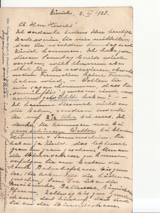 Ansichtskarten: Fotokarte unbekannt 1928 – Gebraucht aus Bürglen TG von StampGraf 1