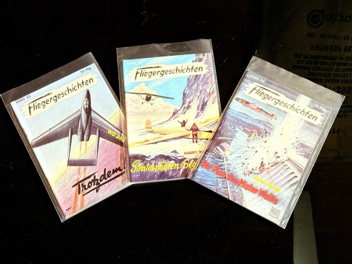 Libri: Fliegergeschichten , 3er Set, Top Zustand. – Usato da Zuerich venduto da SonderArt-Wertgut