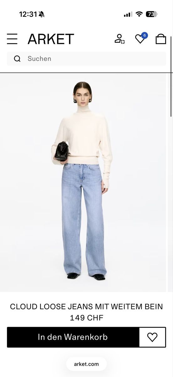 Arket Jeans: Arket Cloud Jeans (28) – Nuovo (secondo la descrizione) da Basel venduto da mar_fp5q