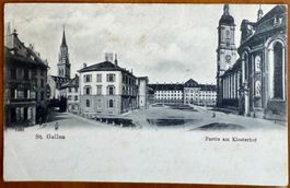 St. Gallen - Partie am Klosterhof 1904