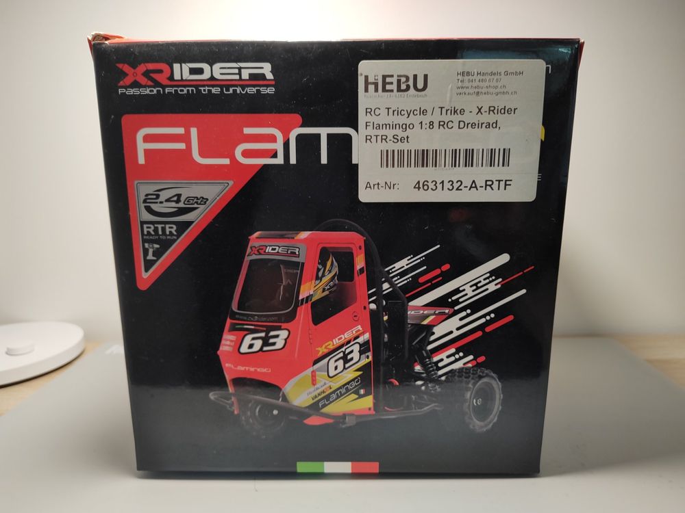 X-Rider Flamingo 1:8 RC Tricycle RTR (Neu (gemäss Beschreibung)) in ...