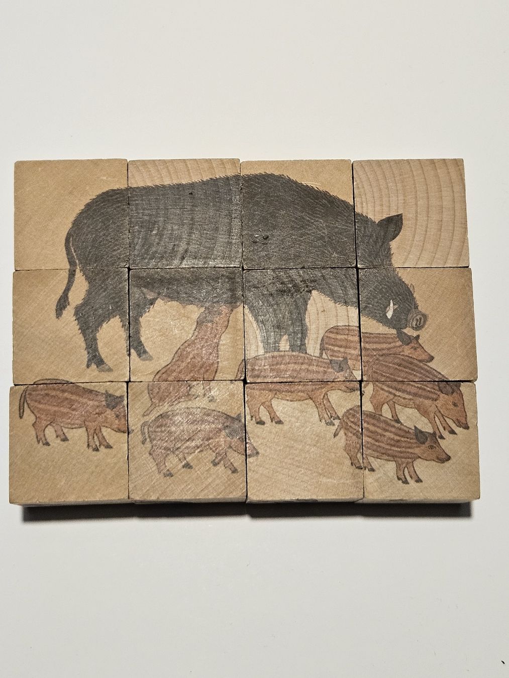 Puzzles: 6x Holz-Klötzli-Puzzle Tiere / #WT18 – Gebraucht aus Oberdorf BL von BaldenEagle 5