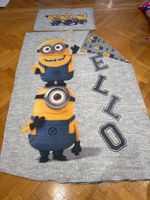 Parure de lit minion 160x210 coussin=65x100