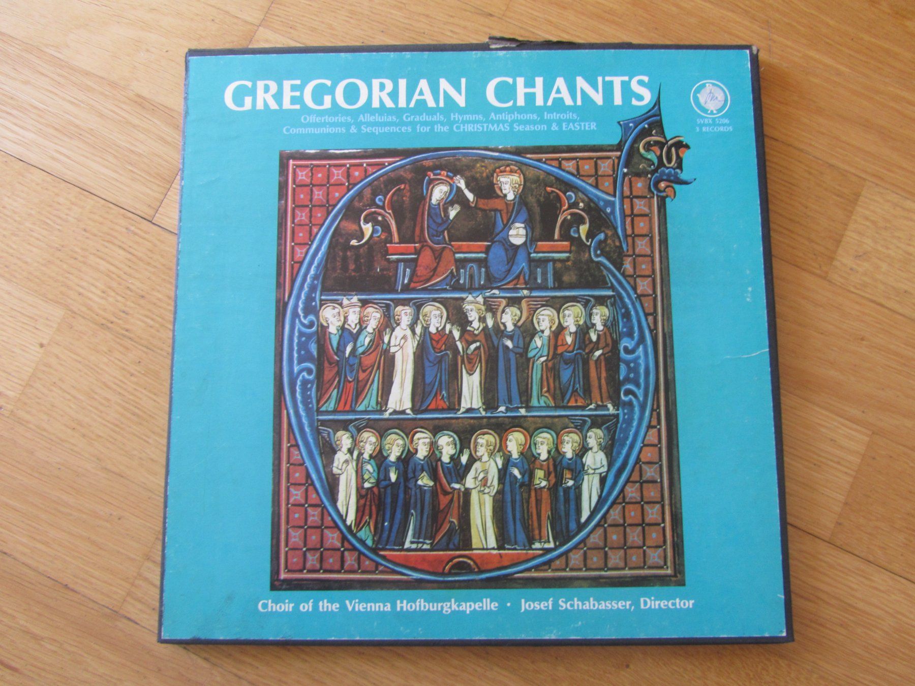 Dischi in vinile: Gregorian Chants VOX Schallplatten -3 LP - Box – Usato da Seengen venduto da mikelele