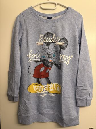 Disney Mickey Mouse Sweatshirt hellblau Grösse S gebraucht
