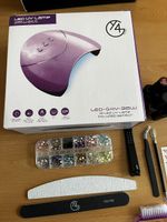 Gel-Lack Set mit UV Lampe und Zubehöhr neu