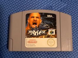 Mayhem WCW World Champtionship Wrestler Nintendo 64 / N64