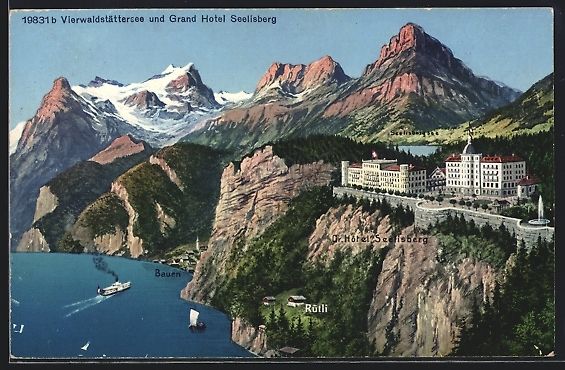Cartoline postali: Seelisberg, Vierwaldstättersee und Gran – Usato da Berlin venduto da bartko-reher