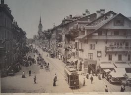 Schulwandbild Spitalgasse Bern 1906 - Top Zustand!
