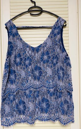 Sommerliche Trägerbluse/-shirt, Gr. L, neu