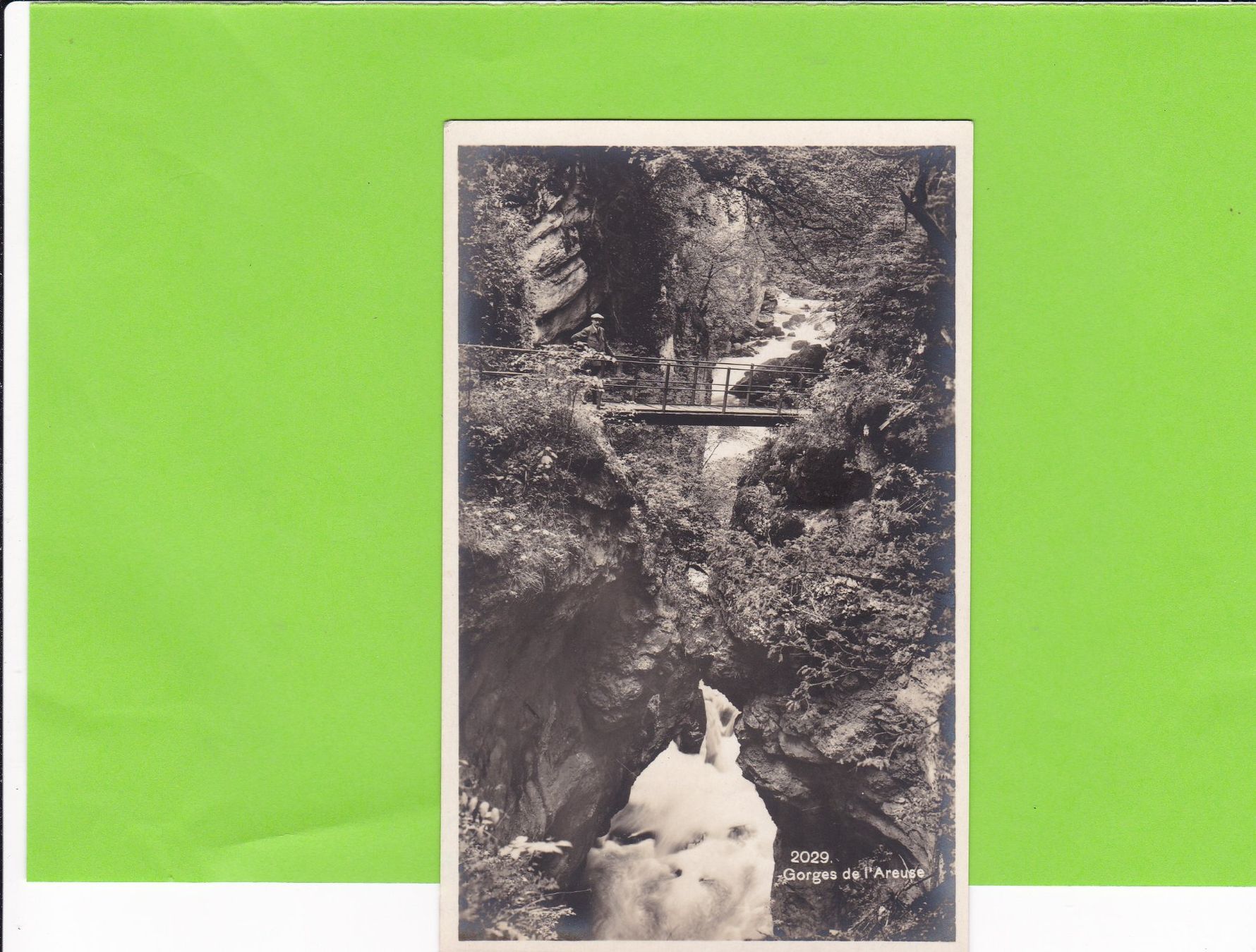 Cartoline postali: Gorges de l'Areuse – Usato da St. Peterzell venduto da neckertal