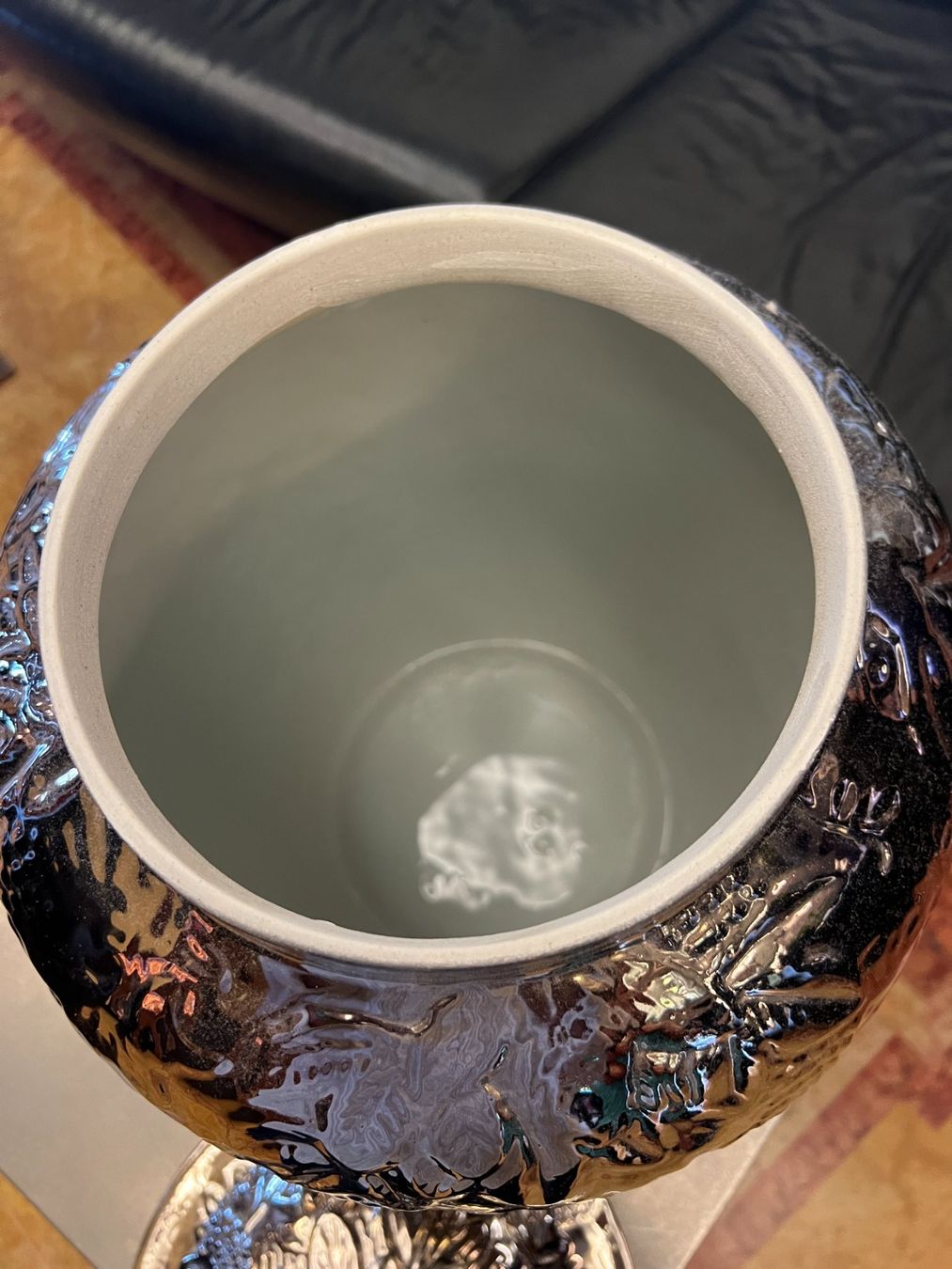 Vasi & Recipienti: Wunderschöne, versilberte Vase / Dose mit Deckel – Usato da Zürich venduto da susanna09 2
