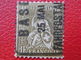 1878: Nr.36 mit FAHRPOST-O BASEL: Kat: 170.- fehlerfrei!