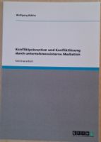 Wolfgang Bühler: Konfliktprävention und Konfliktlösung