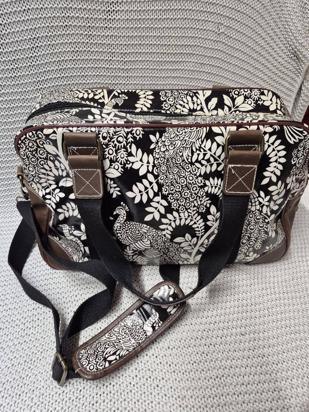 Tulip Borse da donna: Tulip grosse Tasche schwarz-weiss – Usato da Merligen venduto da muss_haben 3