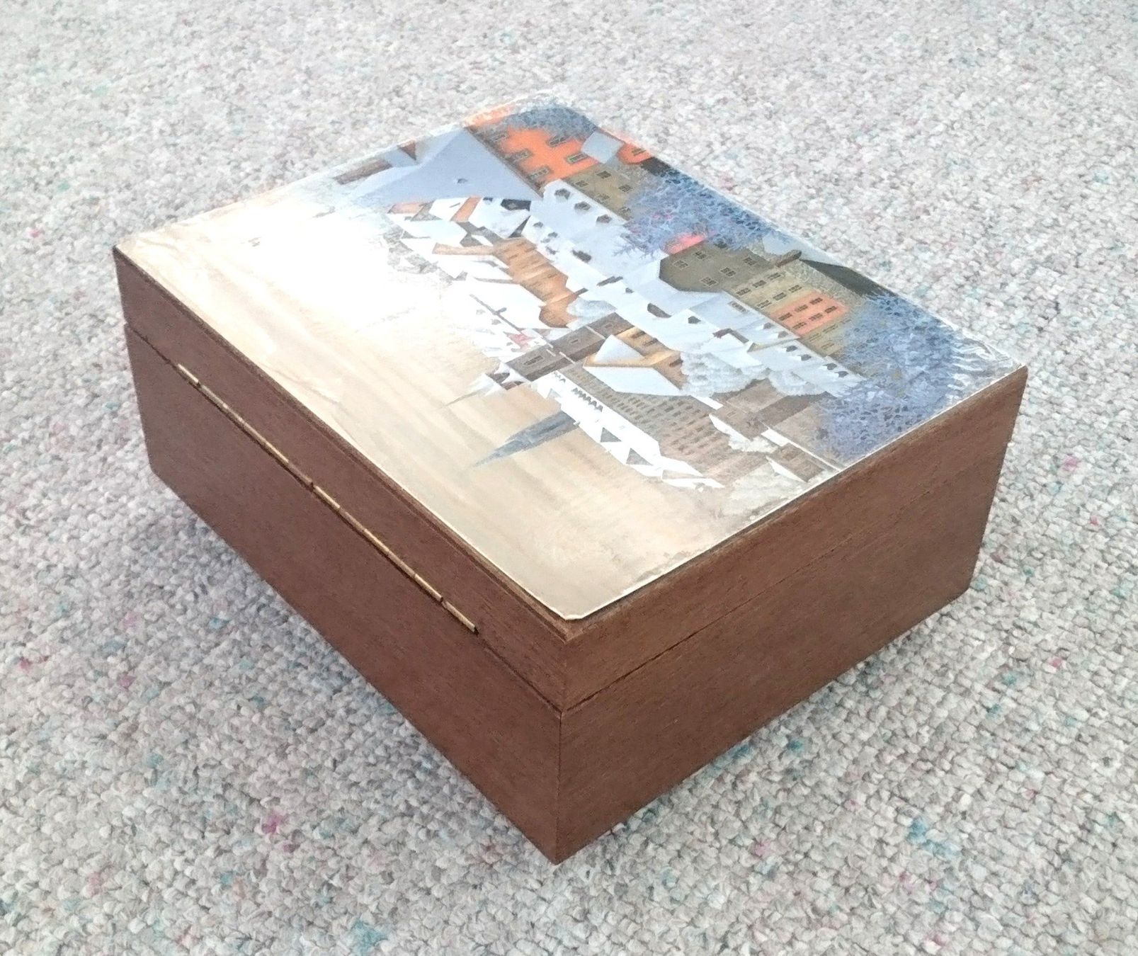 Sankyo Carillon: Musikdose aus Holz – Usato da Wangen b. Olten venduto da ErikaK06 4