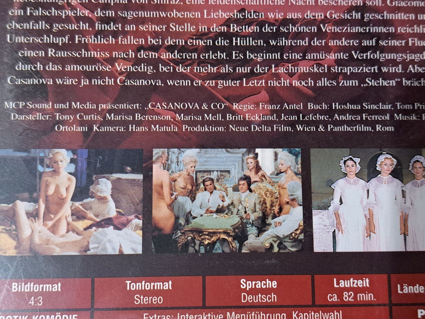 Tutti i DVDs: DVD Casanova & Co mit Tony Curtis, Marisa Bereson – Usato da Unterseen venduto da Kanica 6