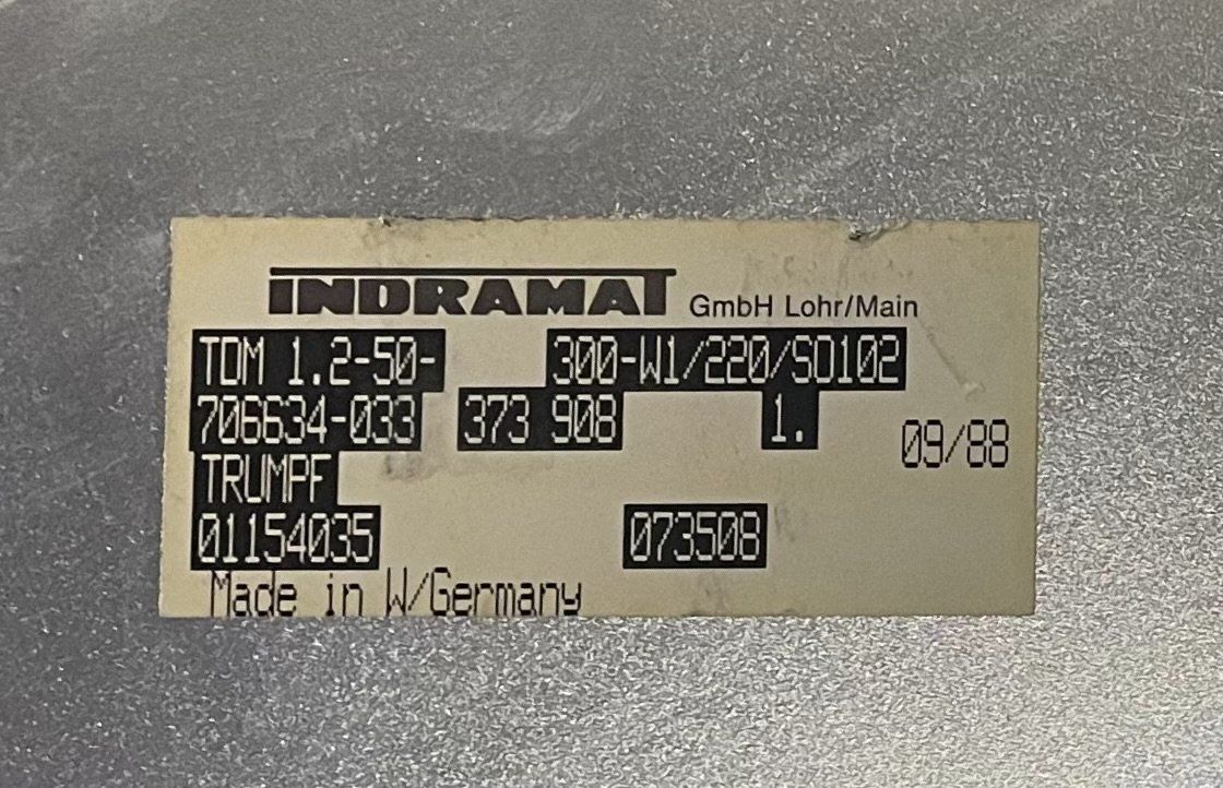 Stromzufuhr: Indramat AC Servo Controller TDM 1-2-50-300W1-S0102 – Gebraucht aus Sins von 3985schluckti 5