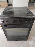Electrolux Kochherd mit Backofen, Glaskeramik, schwarz