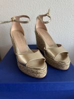 Stuart Weitzman Wedges Gold Gr.40 Top Zustand, Sommer!