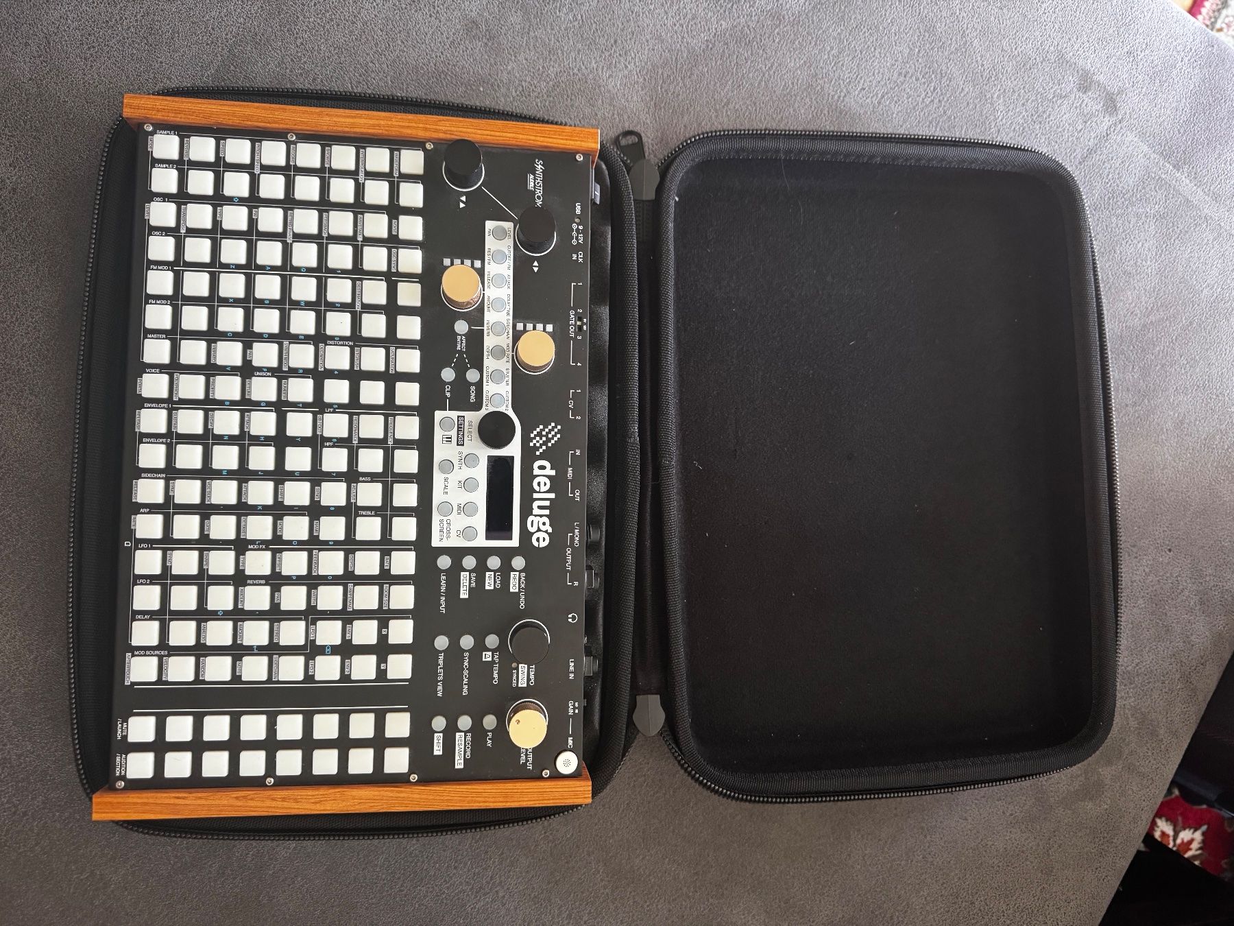 Musikinstrumente: Synthstrom Deluge (OLED Display), mit case – Gebraucht aus Zürich von mic_hfm6 5
