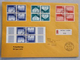 (812) ET-Brief im Kehrdruck mit 4er Blocks