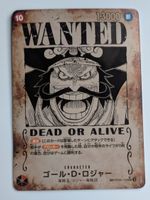 One Piece TCG Gol D. Roger SP OP09-118 SEC Parallel Wanted