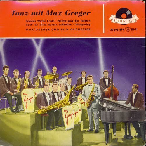 Dischi in vinile: Greger Max - Tanz mit Max Greger (7"-EP) – Usato da Romanshorn venduto da and_2nf7