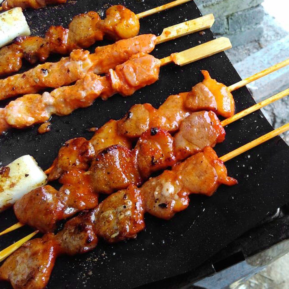 Accessori per grill: ✅ BBQ Grillmatte Antihaft Grillmatten - 3stk – Nuovo e nell'imballaggio originale da Wittenbach venduto da ChinaSeidenstrasse 4
