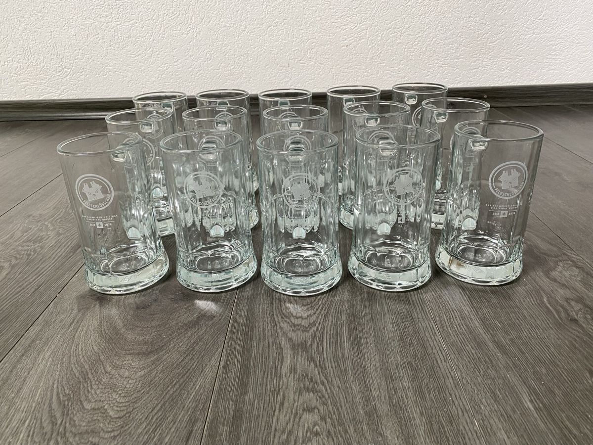 Feldschlösschen Bicchieri: 15 Bierkübel von Feldschlösschen 5dl – Nuovo (secondo la descrizione) da Hägglingen venduto da Karin0802 1