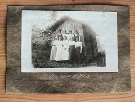 Antikes Photo / Auf dem Albis ZH mit Hütte Ausgabe ca. 1919