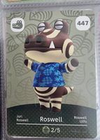 Carte Amiibo Animal Crossing, habitant n°447 Roswell